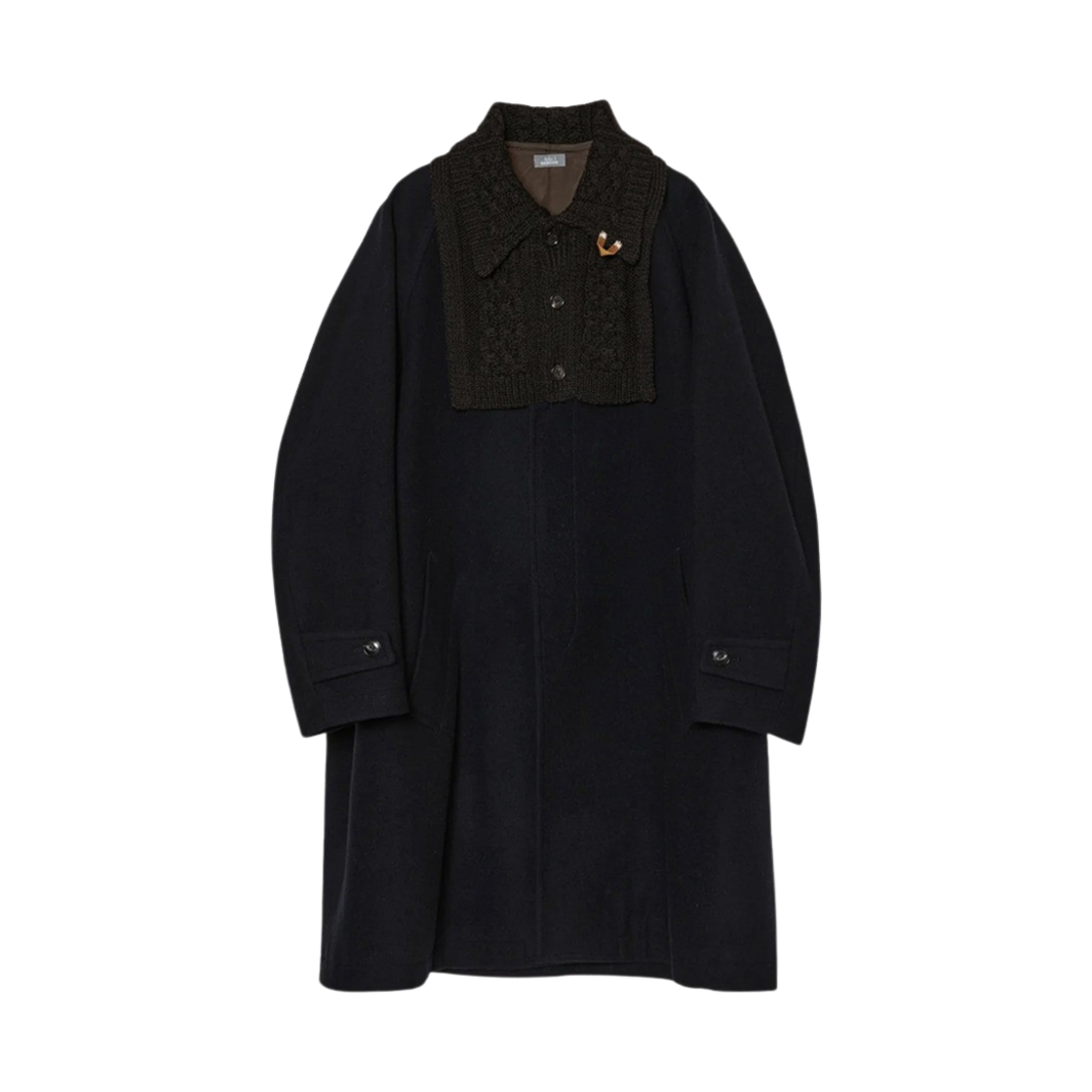 컬러비콘 24WBM-C03136 코트 네이비 - 24FW(Kolor Beacon 24WBM-C03136 Coat Navy - 24FW)