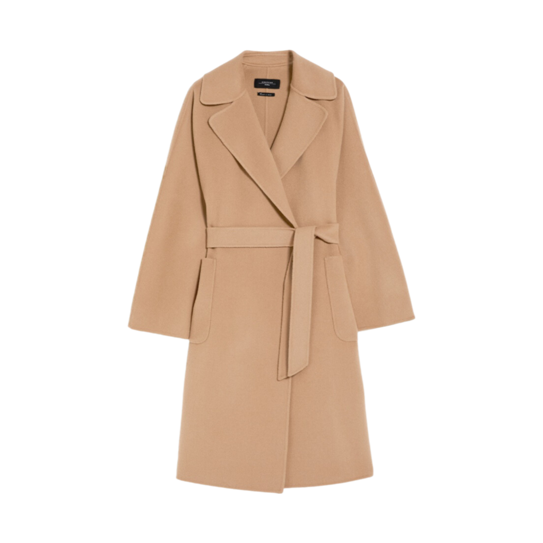 ROVO-016 (W) Weekend Max Mara Rovo Wrap Coat In Wool Camel