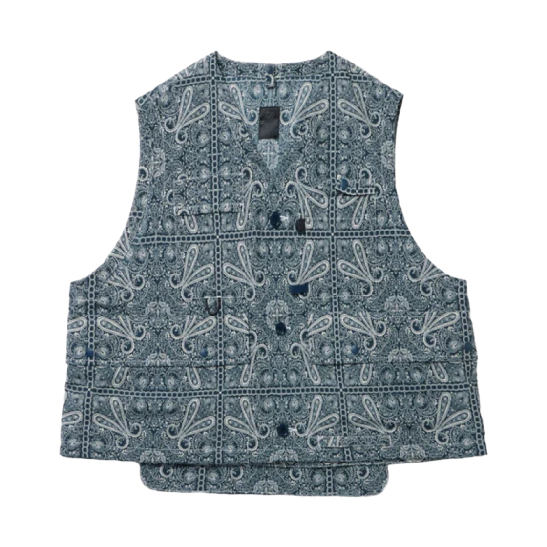 BJ-34024 Daiwa Pier39 Tech Over Vest Paisley Dark Navy