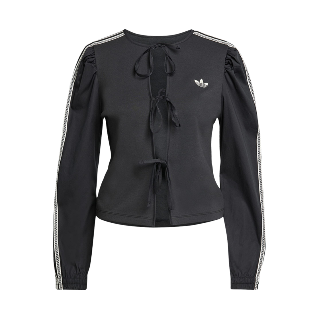 (W) 아디다스 오리지널스 썸머 글로우 블라우스 블랙 - KR 사이즈((W) Adidas Originals Summer Glow Blouse Black - KR Sizing)