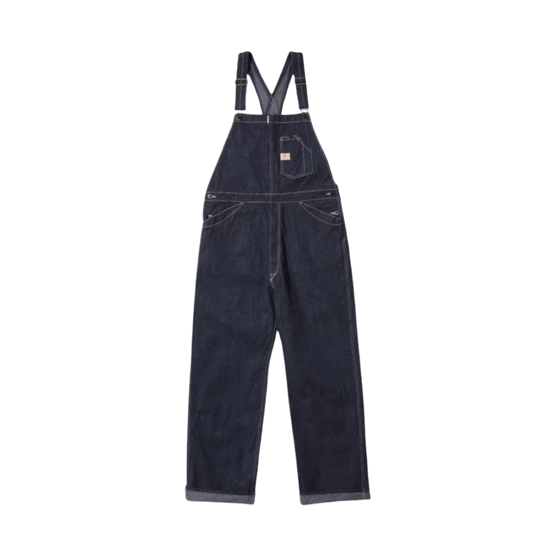 슈가 케인 11온즈 블루 데님 오버롤 원 워시(Sugar Cane 11 oz. Blue Denim Overalls One Wash)