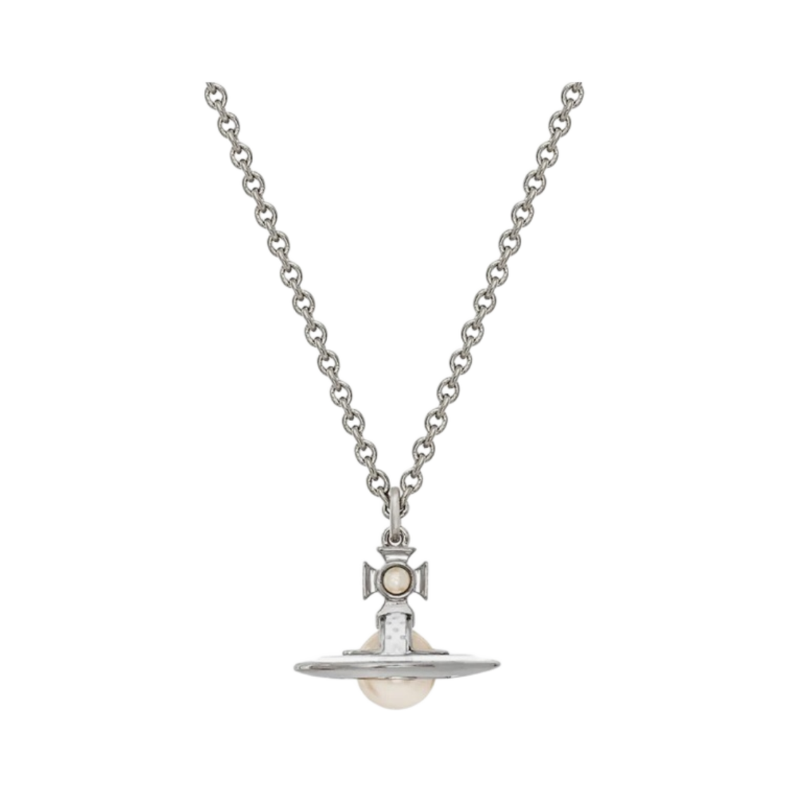 63020321-02P113 Vivienne Westwood Simonetta Pearl Pendant Silver