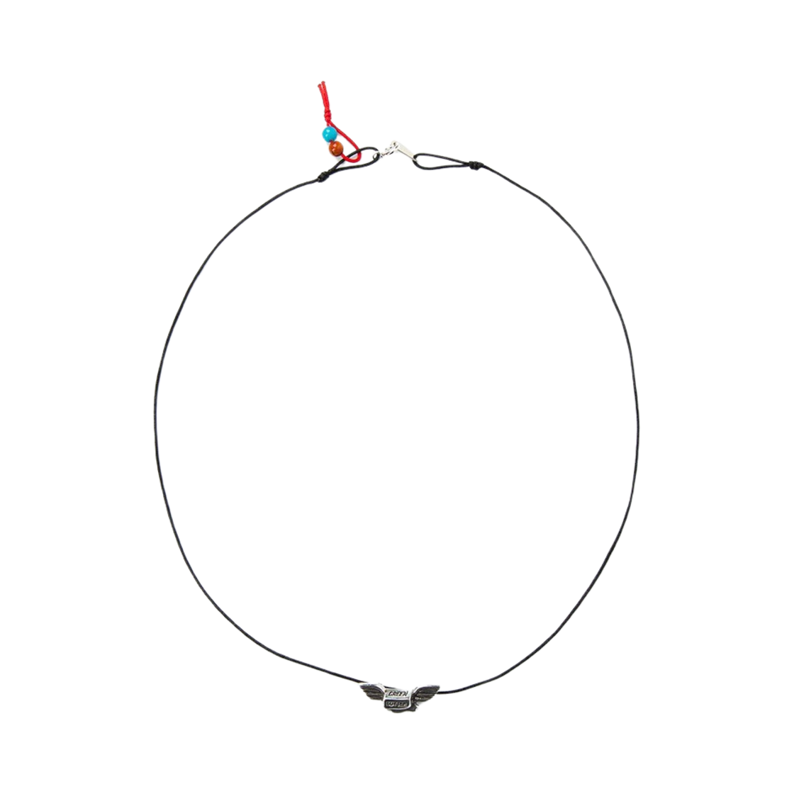 P00000RX Greenbutter Women Silver Buuter Wing necklace Black