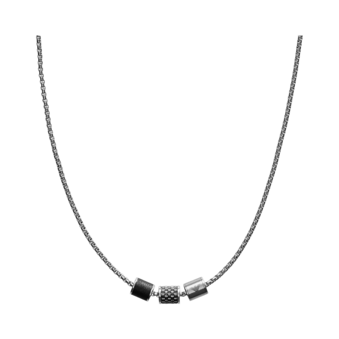엠포리오 아르마니 스테인리스 스틸 네클리스 실버(Emporio Armani Stainless Steel Necklace Silver) - 1