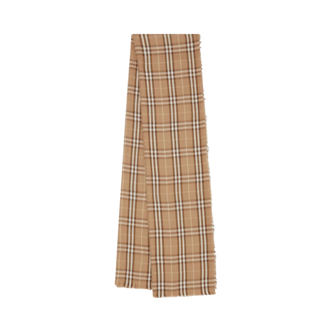 버버리 체크 캐시미어 스카프 미드 카멜(Burberry Check Cashmere Scarf Mid Camel) - 1