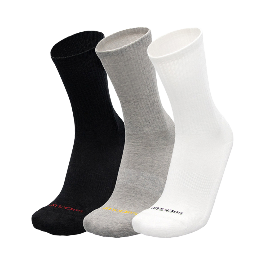 삭스업 에브리데이 쿠션 삭스 올컬러 (3 pack)(Socks Up Everyday Cushion Socks (3 pack))