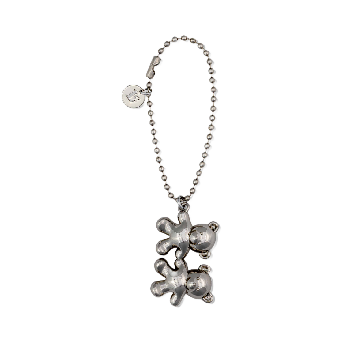 로우클래식 테디 버디 키링 실버(Low Classic LC Teddy Buddy Keyring Silver)
