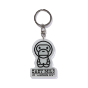BAPE Glow In The Dark Baby Milo Keychain White Green