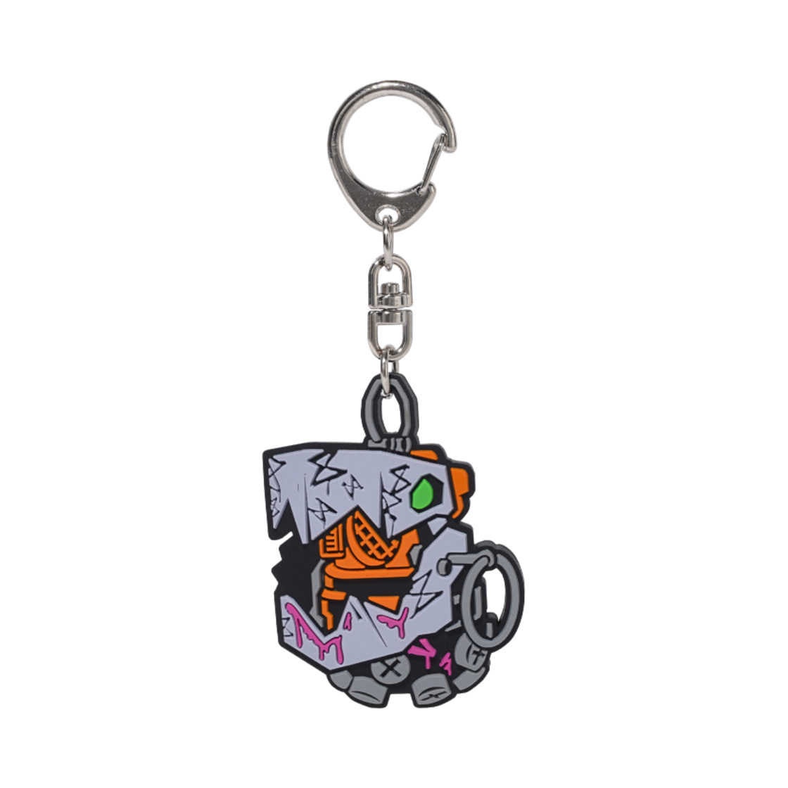 아이앱 스튜디오 x 아케인 징크스 그레네이드 러버 키체인 멀티(IAB Studio x Arcane Jinx Grenade Rubber Keychain Multi)