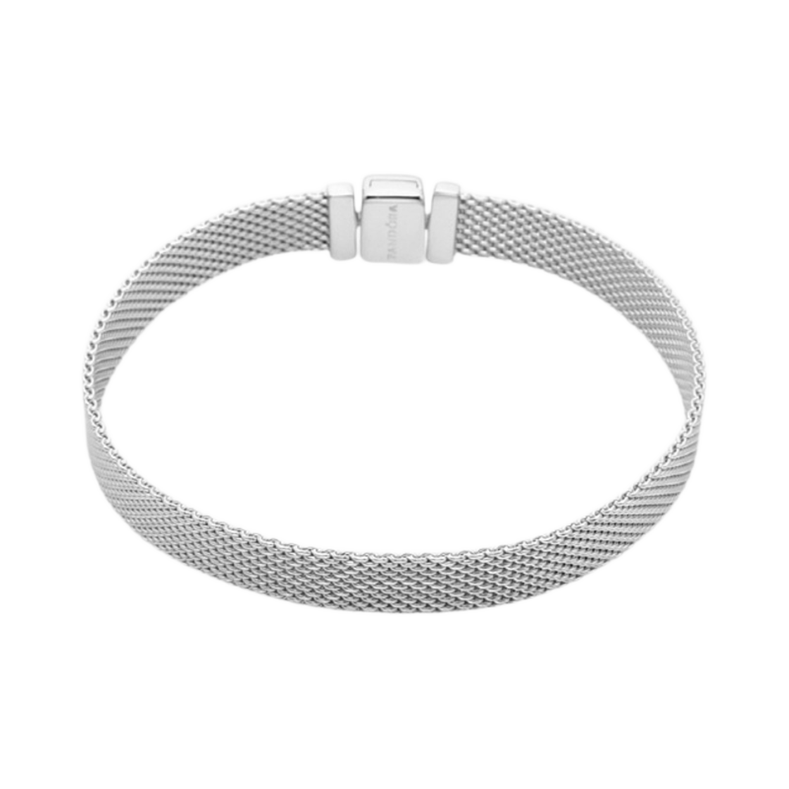 (W) 판도라 리플렉션 메쉬 브레이슬릿 스털링 실버((W) Pandora Reflexions Mesh Bracelet Sterling Silver) - 1