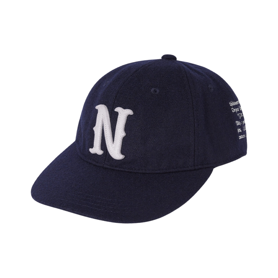 디스이즈네버댓 N 펠트 아플리케 캡 네이비