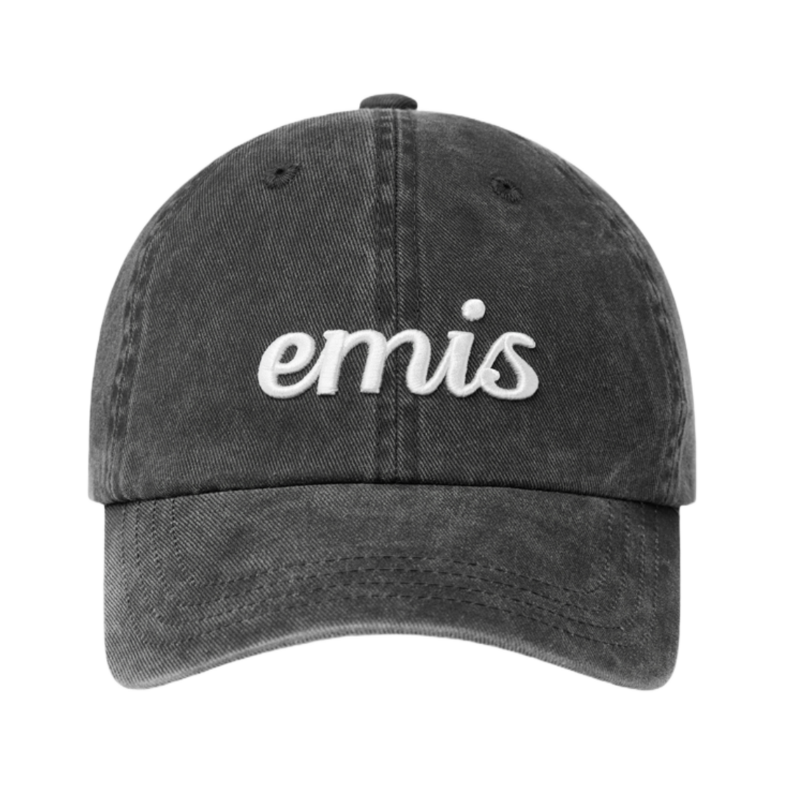 이미스 빈티지 피그먼트 볼캡 블랙(Emis Vintage Pigment Ball Cap Black)