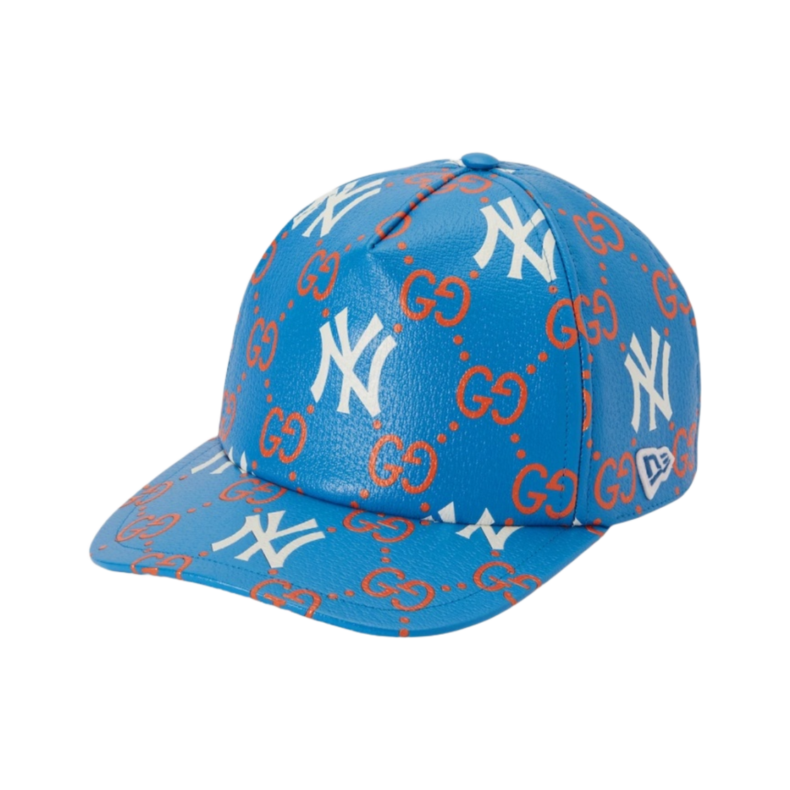 구찌 양키스 앤 GG 프린트 베이스볼 햇 라이트 블루(Gucci Yankees and GG Print Baseball Hat Light Blue) - 1