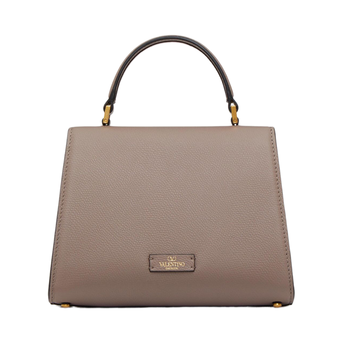 발렌티노 스몰 스탐파 알체 카프스킨 V 슬링 탑 핸들백 클레이 로즈 쿼츠(Valentino Small Stampa Alce Calfskin V Sling Top Handle Bag Clay Rose Quartz) - 2