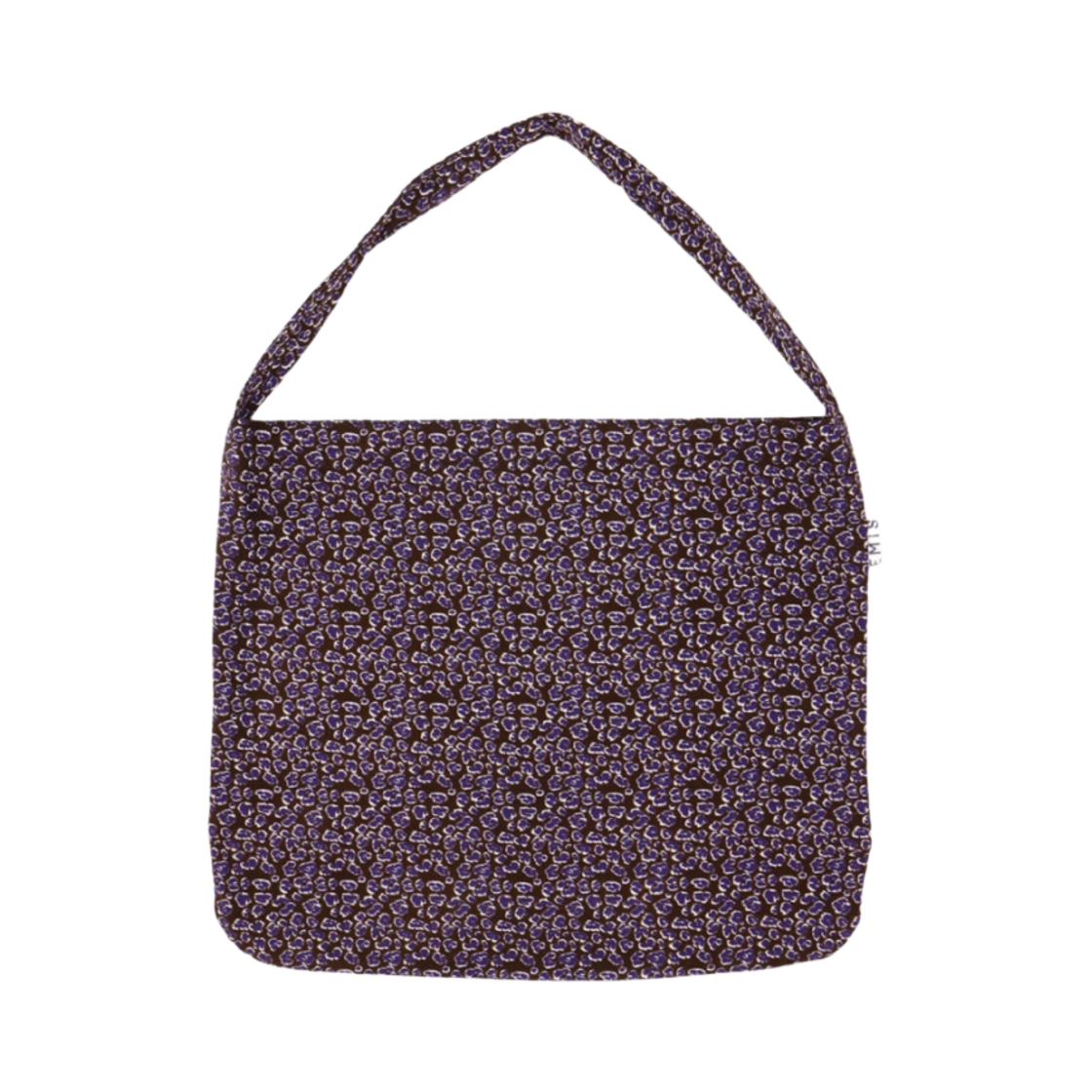 이미스 레오파드 코듀로이 에코백 레디쉬 브라운 퍼플(Emis Leopard Corduroy Eco Bag Reddish Brown Purple)