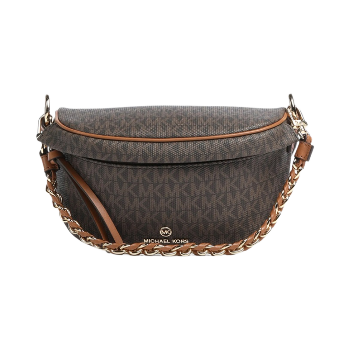 30S2G04M1B252 Michael Kors Slater Extra Small Logo Sling Pack Brown Acorn - 대표 이미지 #1