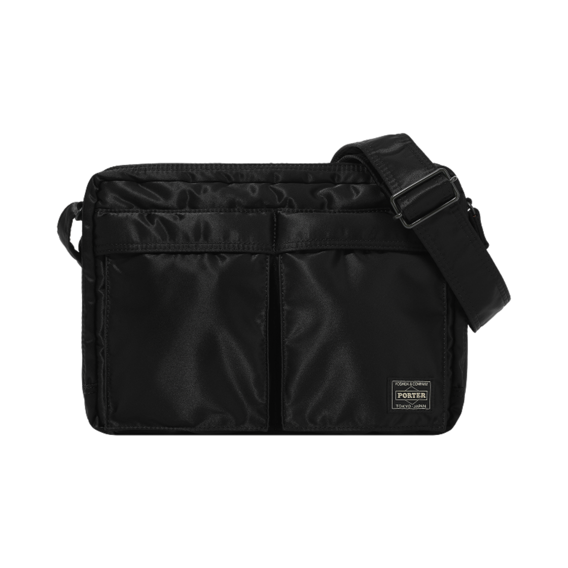 포터 올 뉴 탱커 슬링백 집 라지 블랙(Porter All New Tanker Sling Bag Zip L Black)