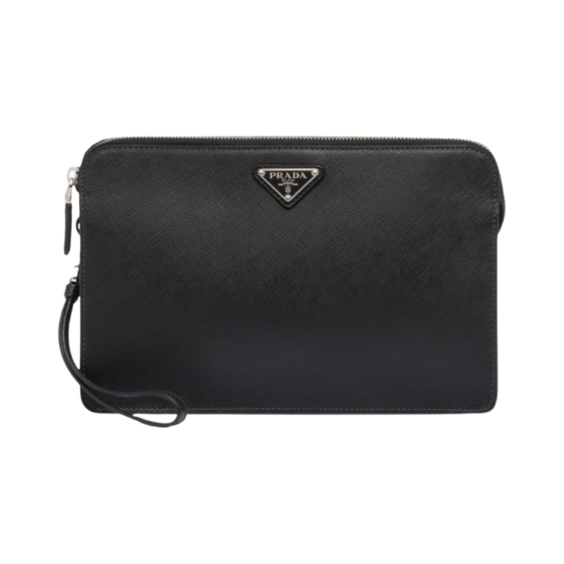 프라다 사피아노 레더 파우치 블랙(Prada Saffiano Leather Pouch Black) - 1