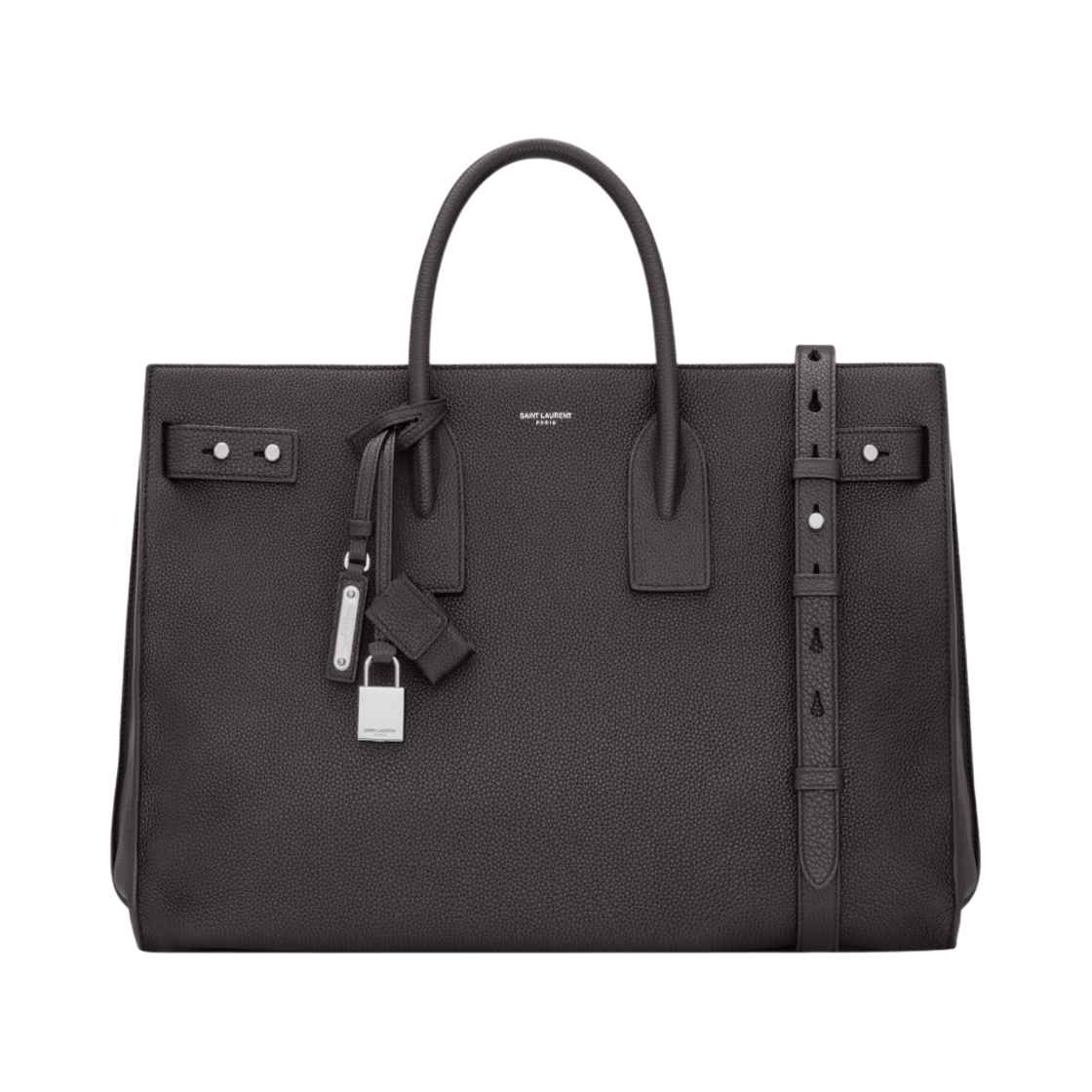 생로랑 삭 드 주르 씬 라지 그레인 레더 스톰(Saint Laurent Sac De Jour Thin Large In Grained Leather Storm) - 1