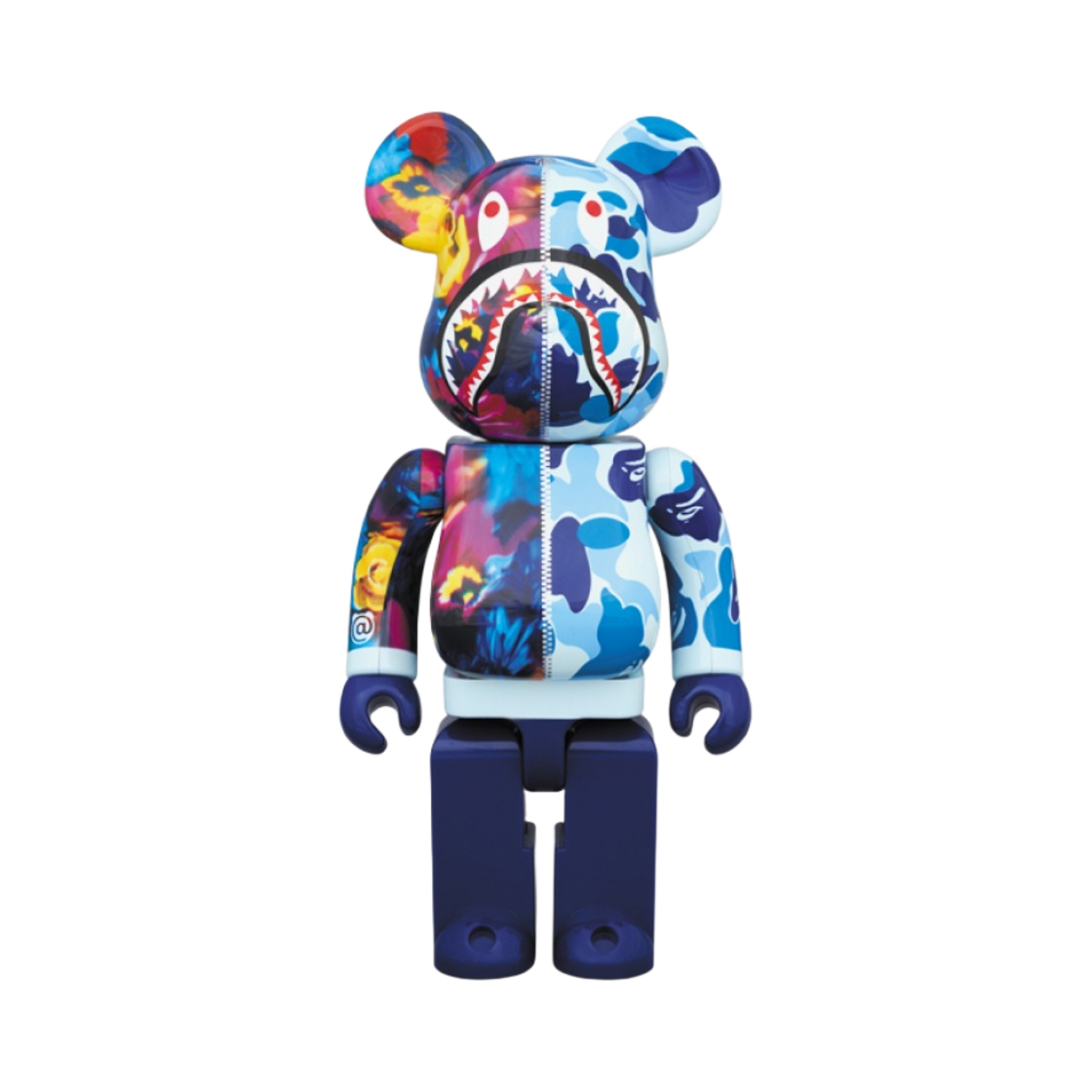 베어브릭 x 베이프 x M / 미카 니나가와 샤크 100% & 400% 세트 블루(Bearbrick x BAPE x M / Mika Ninagawa Shark 100% & 400% Set Blue) - 2