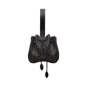 Alaia Rose Marie Bag in New Vienne Lux Calfskin Black