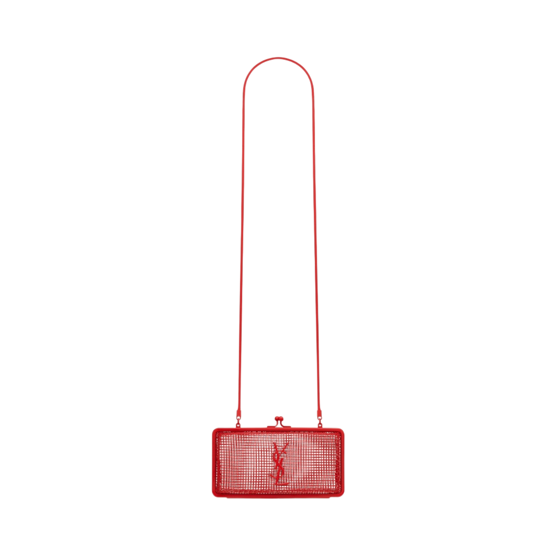 생로랑 이브닝 케이지 메탈릭 루즈 플레임(Saint Laurent Evening Cage Metallic Rouge Flamme) - 1