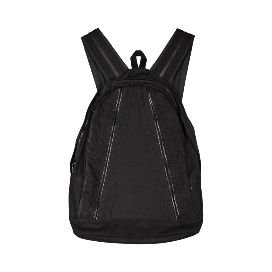 파프롬왓 파 지퍼 립스탑 백팩 블랙(Farfromwhat Far Zipper Ripstop Backpack Black)