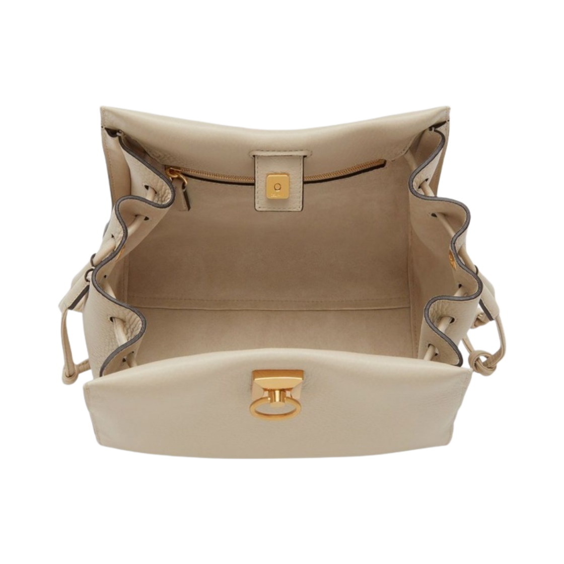 멀버리 헤비 그레인 스몰 아이리스 초크 미드나잇(Mulberry Heavy Grain Small Iris Chalk Midnight) - 4