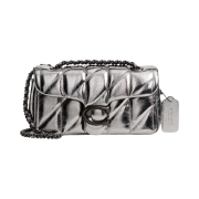 Coach Tabby Quilting Shoulder Bag 20 Anthracite