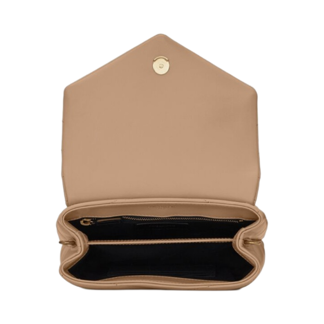 생로랑 마틀라세 Y 레더 브론즈 모노그램 루루 토이백 다크 베이지(Saint Laurent Bronze Monogram Loulou Toy Bag in Matelasse Y Leather Dark Beige) - 4