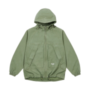 Palace Washed Cotton Hooded Jacket Olive - 22FW