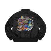 Supreme Globe MA-1 Black - 20FW