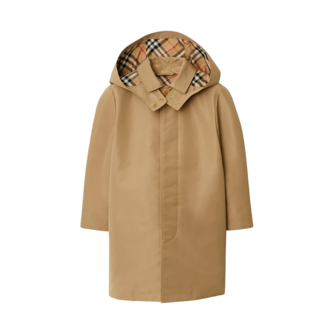 8078178 (Kids) Burberry Lightweight Car Coat Camel