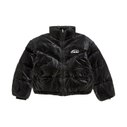 (W) Emis Luster Reversible Down Jacket Black