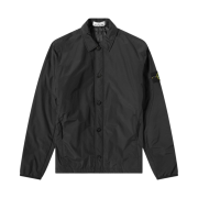 Stone Island 11525 O-Cotton/R-Nylon Tela Primaloft Overshirt Black - 21FW
