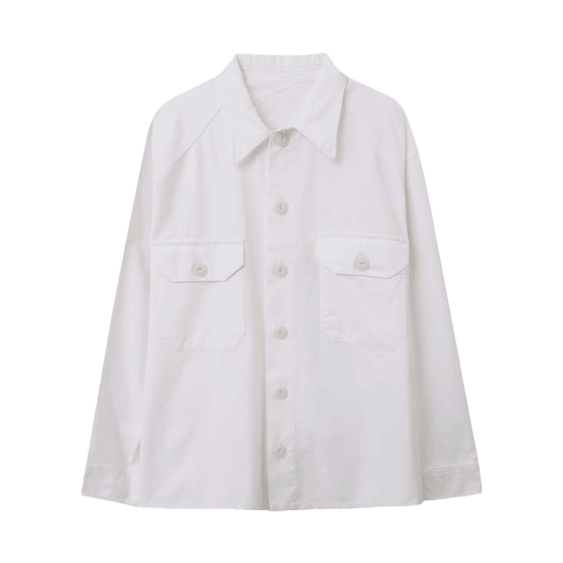 더 가이즈 폴라이트 노티스 오피서 셔츠 자켓 오프화이트(The Guys Polite Notice Officer Shirt Jacket Off White)