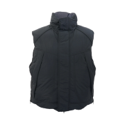 Juun.J Nylon Hooded Overfit Cropped Vest Black - 23FW