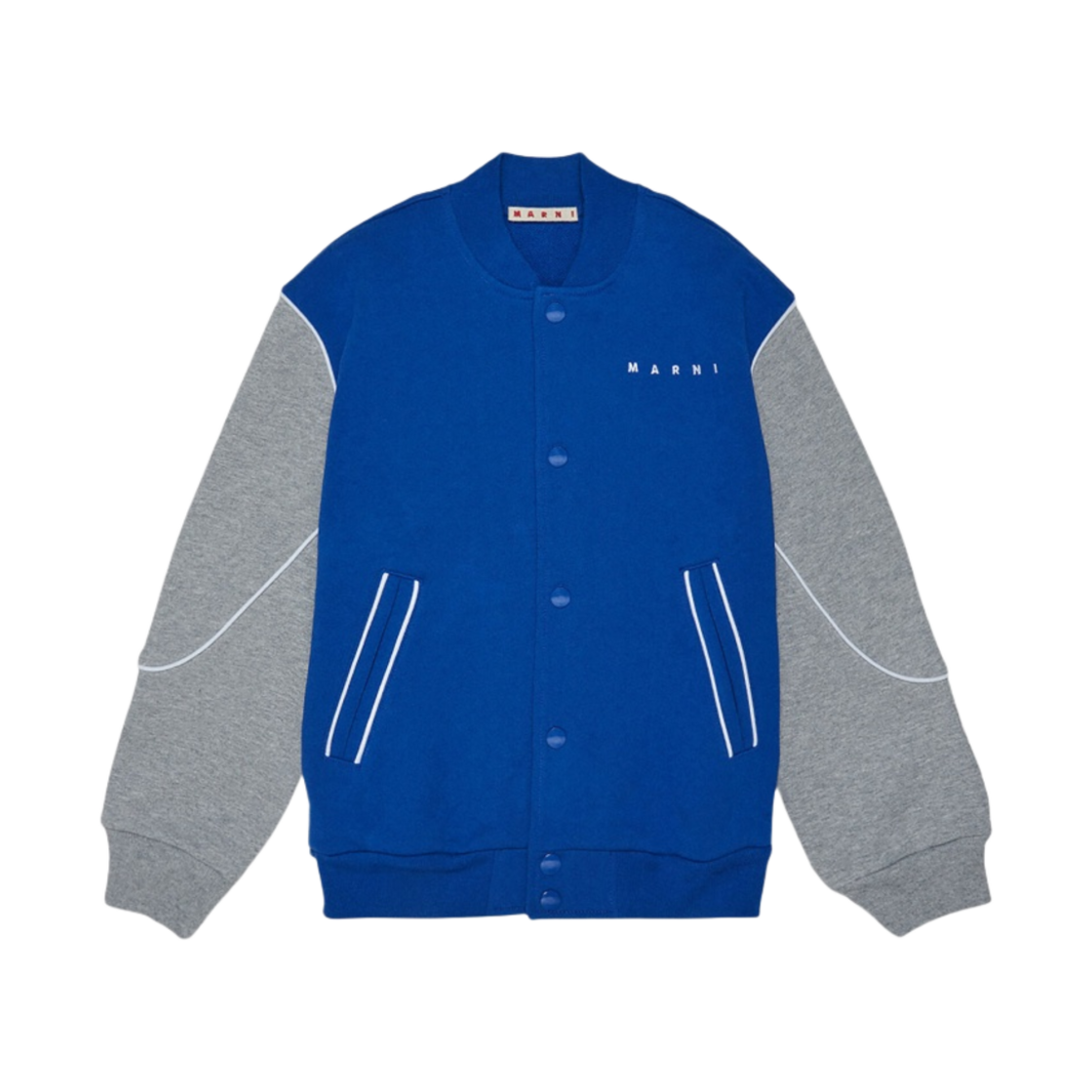(키즈) 마르니 백로고 플리스 봄버 자켓 서프 더 웹((Kids) Marni Fleece Bomber Jacket With Logo On The Back Surf The Web)