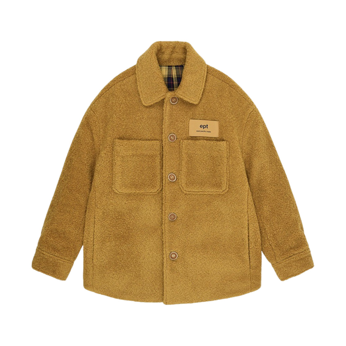 EP2FN3JK55502 EPT Stitch Button Fleece Jacket Mustard