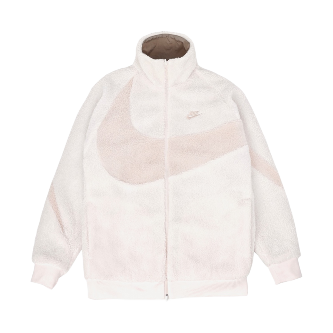 BQ6546-640 Nike Big Swoosh Full Zip Jacket Light Soft Pink Pink Oxford - 대표 이미지 #1