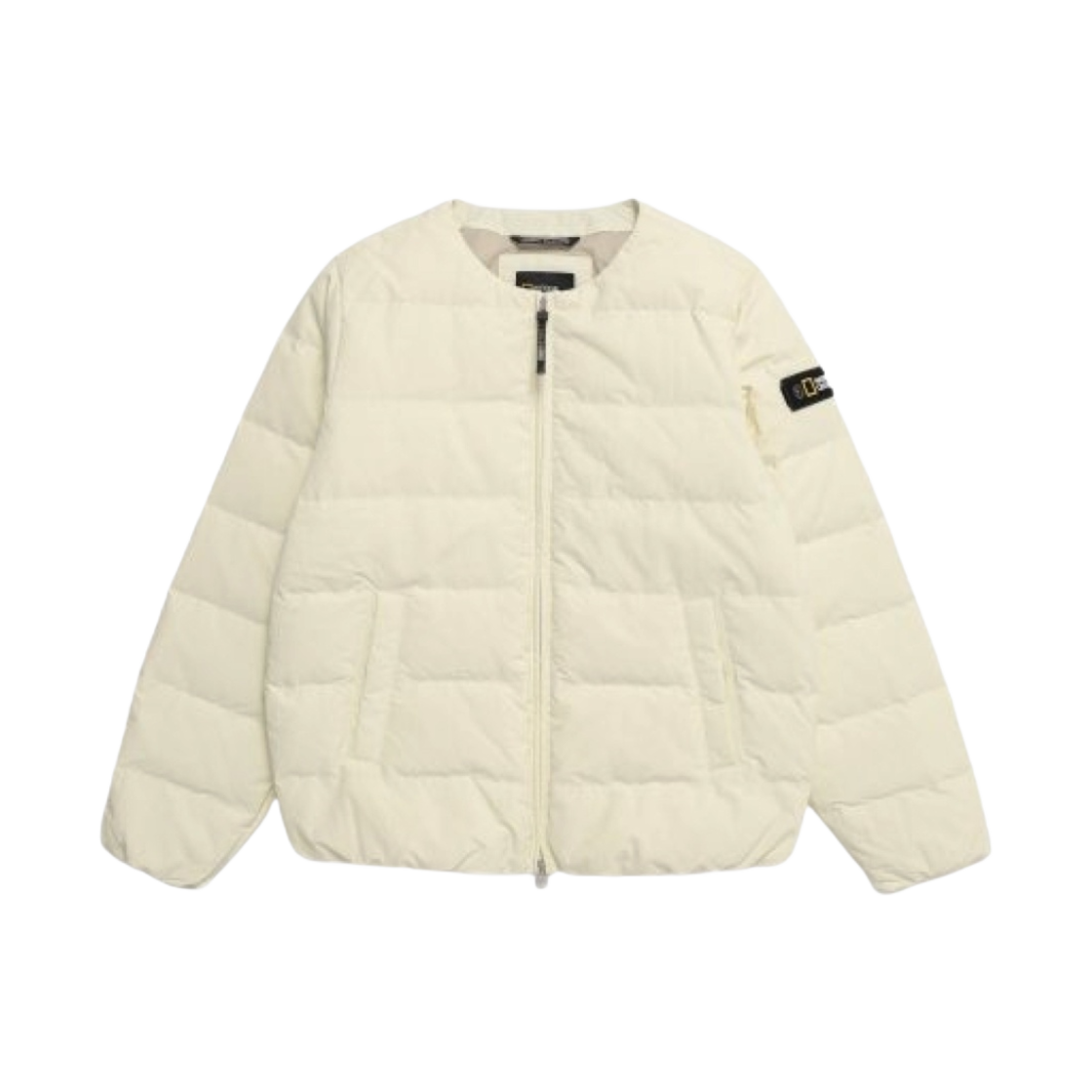 (W) 내셔널 지오그래픽 여성 헤론 U넥 경량 덕 다운 점퍼 버터((W) National Geographic Heron U Neck Lightweight Down Jumper Butter)