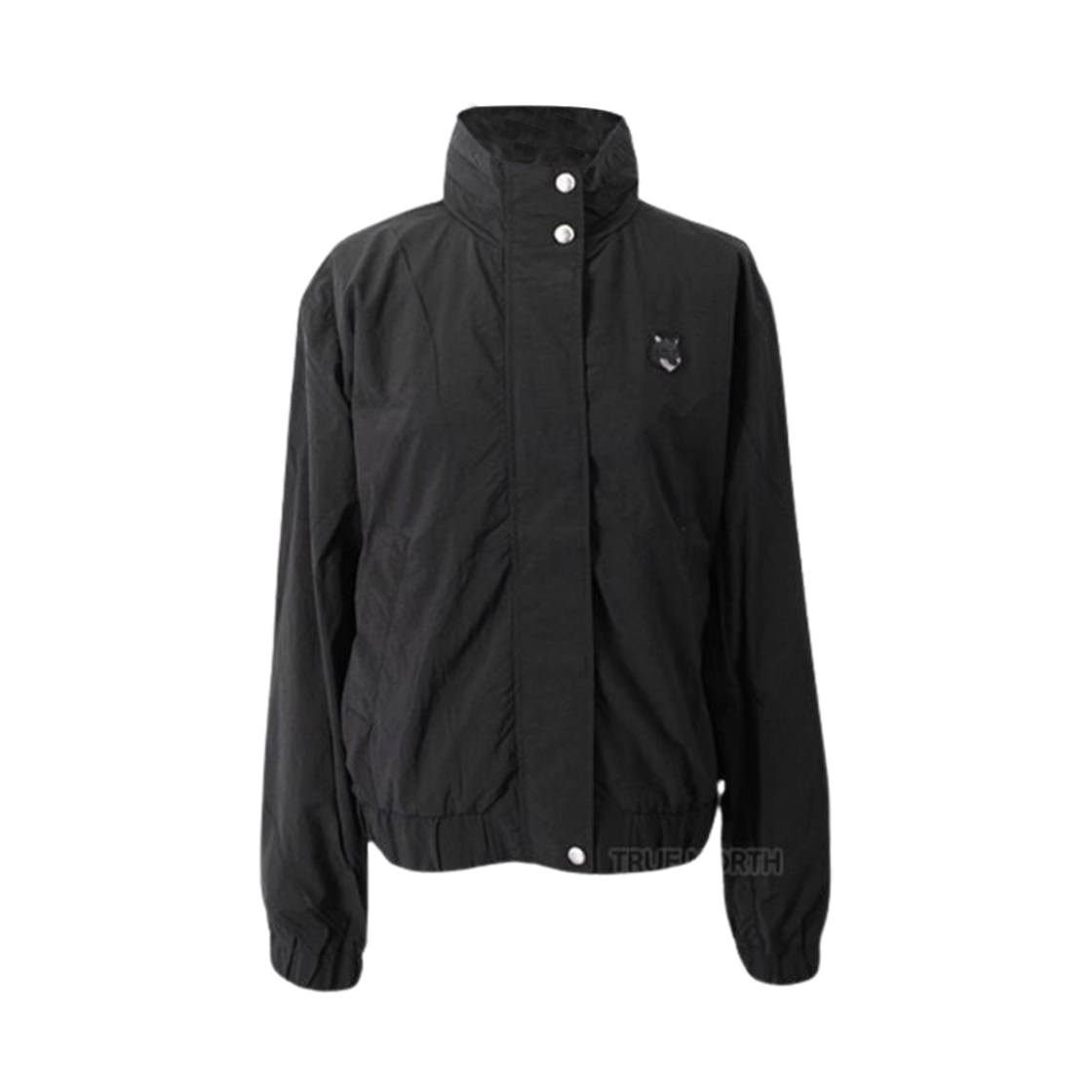 (W) 메종 키츠네 볼드 폭스 헤드 윈드브레이커 블랙((W) Maison Kitsune Bold Fox Head Windbreaker Black) - 1