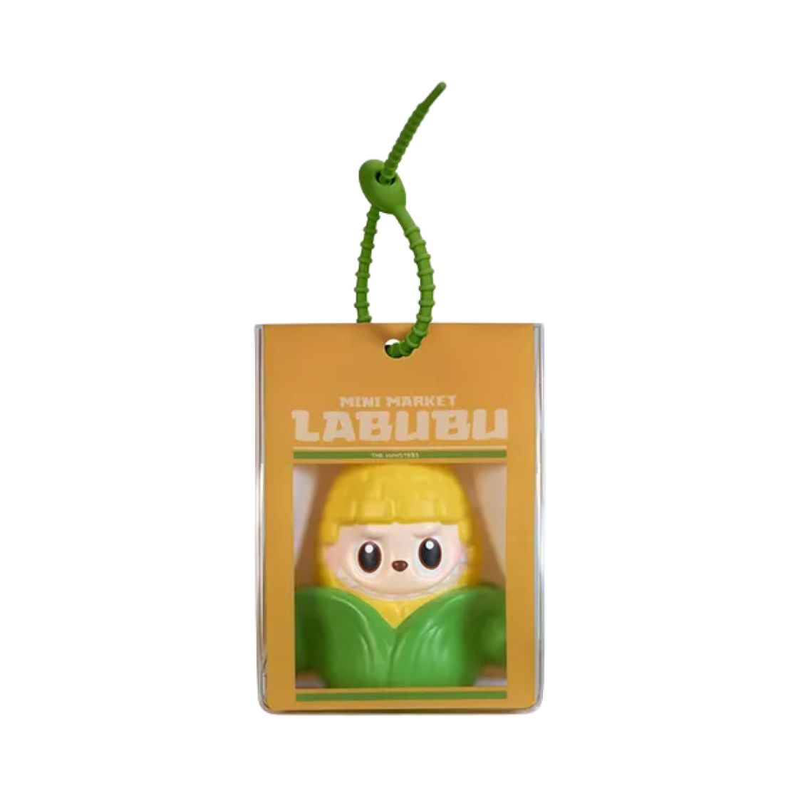 팝마트 라부부 더 몬스터즈 와키 마트 시리즈 핀치 펜던트 옥수수 (개봉 박스)(Pop Mart Labubu The Monsters Wacky Mart Series Pinch Pendant Corn (Opened Case))