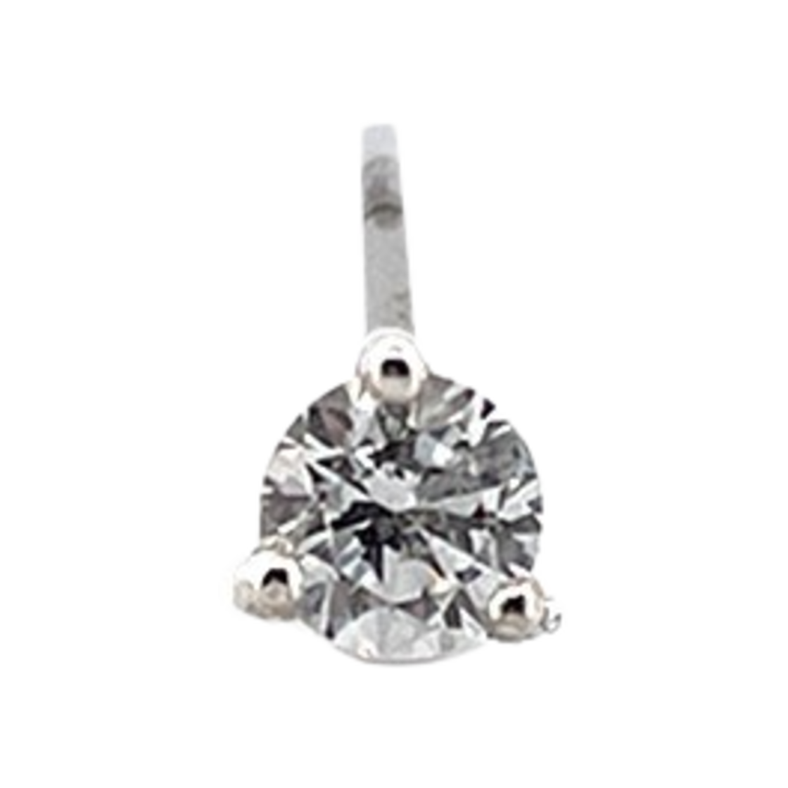 스쿠도 2부 랩다이아몬드 3프롱 이어링