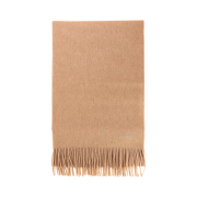 (W) Max Mara 3Tartan Wool Scarf Brown