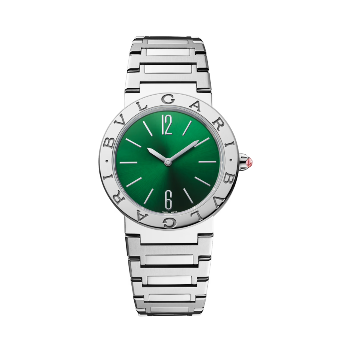 (W) 불가리 불가리 33mm 워치 스테인리스 스틸 그린((W) Bulgari Bulgari 33mm Watch Stainless Steel Green)