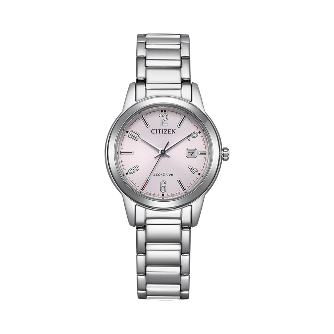(W) 시티즌 에코드라이브 29.4mm 스테인리스 스틸 핑크 실버((W) Citizen Eco-Drive 29.4mm Stainless Steel Pink Silver) - 1