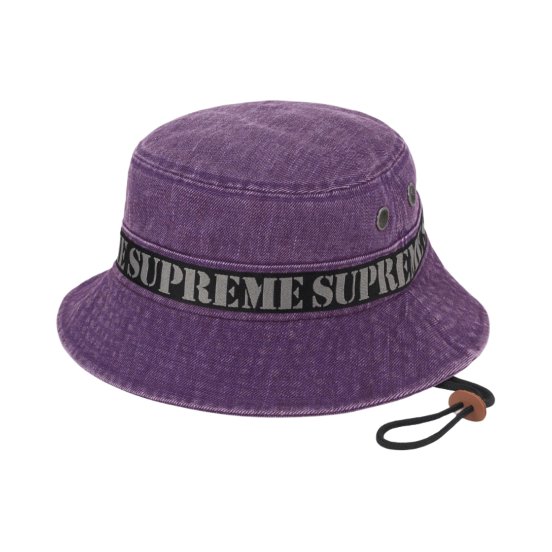 - Supreme Stencil Webbing Boonie Purple - 23SS