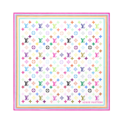 (W) Louis Vuitton x Murakami Takashi Monogram Multicolor Square 55 White
