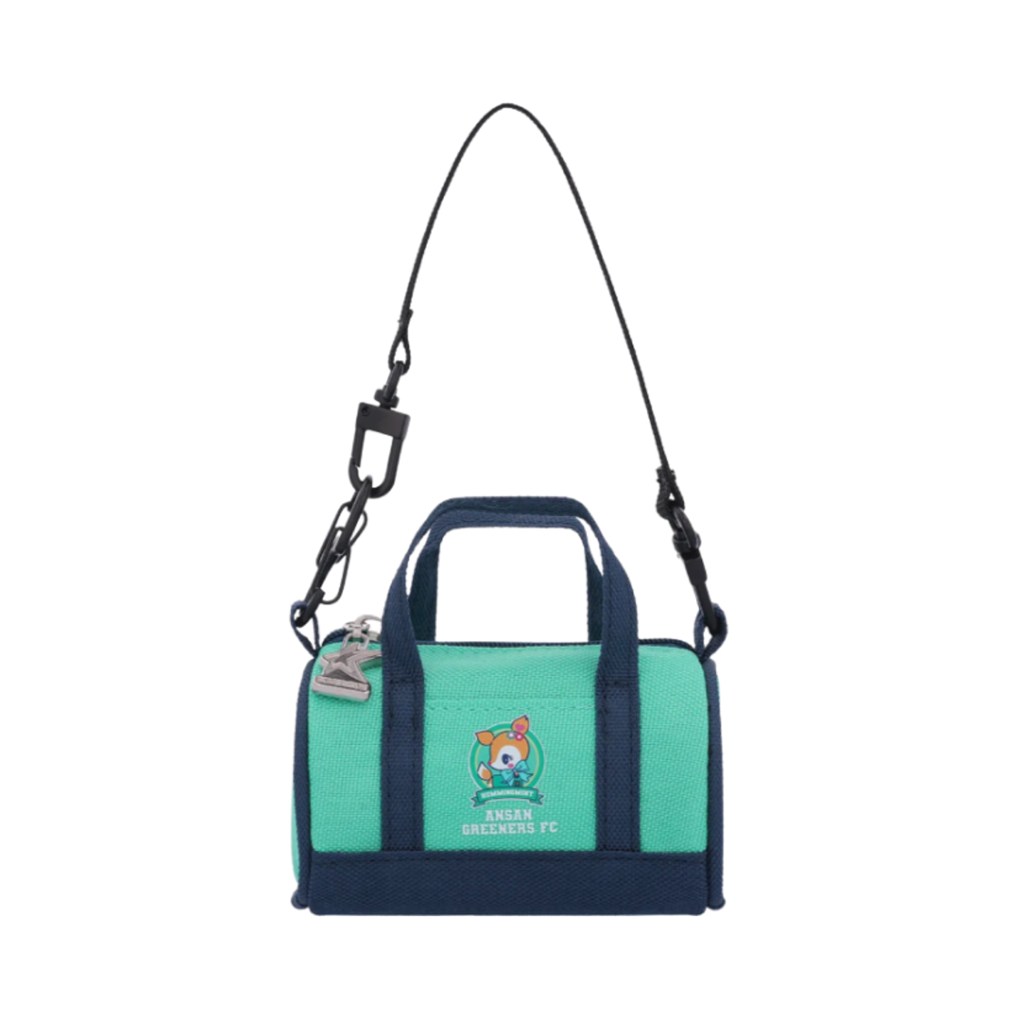 K 리그 x 산리오 캐릭터즈 2025 백 타입 가방 고리 허밍민트 안산 그리너스 FC 민트(K League x Sanrio Characters 2025 Bag Type Bag Hook Hummingmint Ansan Greeners FC Mint)